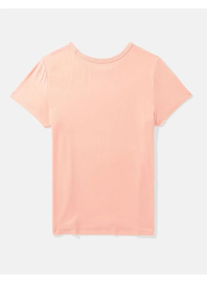 امريكان ايجل Crew Neck Half Sleeve Top