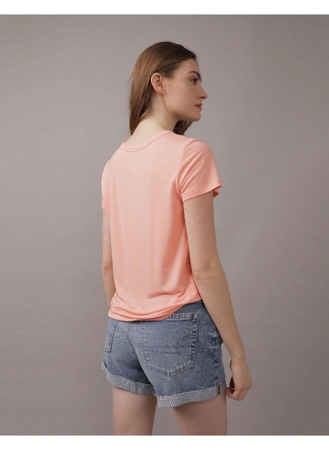 امريكان ايجل - Crew Neck Half Sleeve Top - Image 1