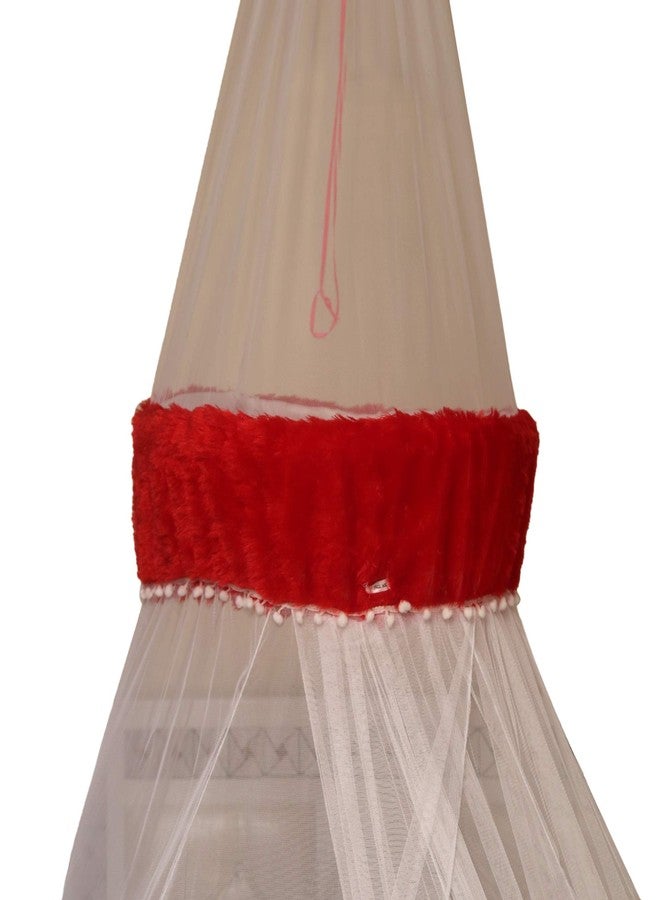 Creative Textiles Portable Polyester Mosquito Net for Double Bed Home & Travel, Lightweight Pop-Up Tent for Beds (White) - Image 2