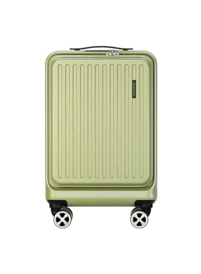 NEWCOM Travel Luggage PC Carry-on TSA Luggage with Front Open Laptop Compartment Pocket Framed Suitcase 20/24/28 With Spinner Wheels Large Capacity Checked-in Luggage - Image 1