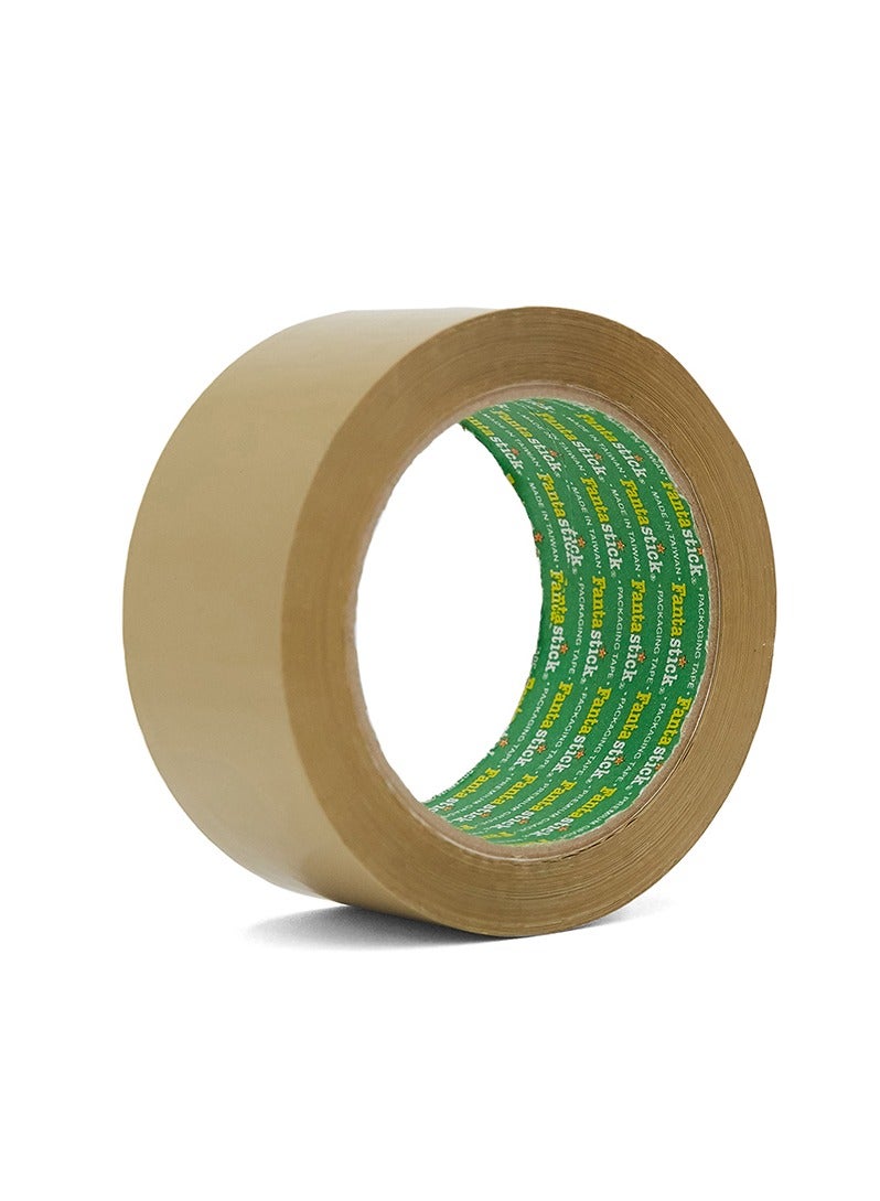 Fantastick 6-Piece Brown Two Inch Wide Packaging Tape 100 Yards Length  - Image 2