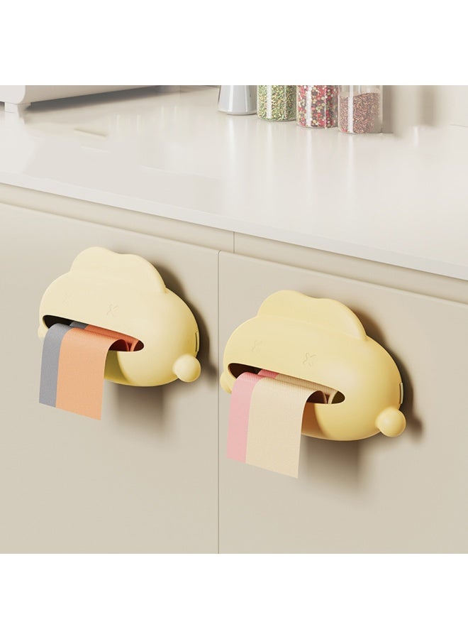 1pcs Garbage Bag Organizer, Cute Household Wall Mounted Garbage Bag Storage Rack, Cleaning Bag Sorting Box, Suitable For Kitchen And Bathroom - Image 2