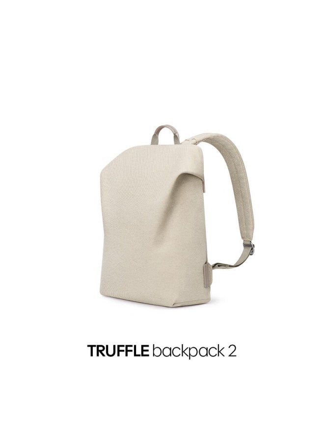 Ito Truffle2 Backpack, Business Design Laptop Bag, 12l, Rock White Air Bag, Fashionable Versatile Trendy For Men And Wome - Image 1