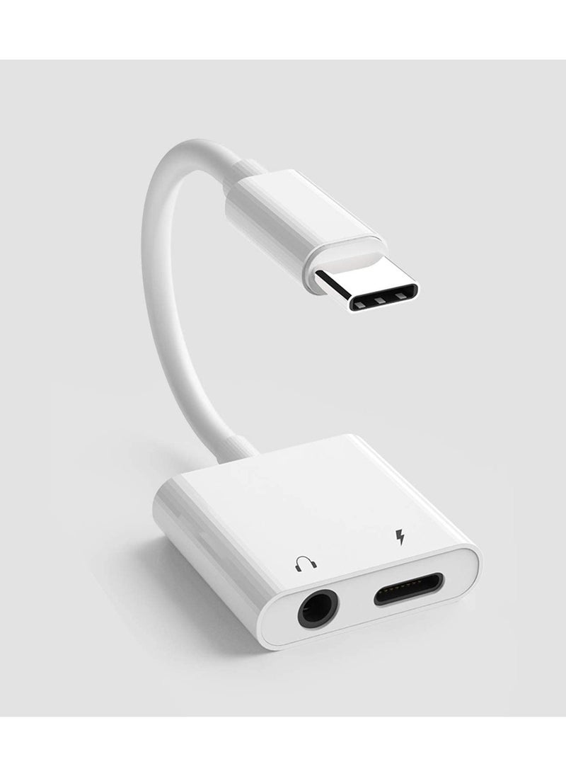 Generic Fast Charging USB C to 3.5mm Headphone Adapter Aux Audio Type Charger Dongle Converter Jack for iPad Air4 Pro  - Image 1