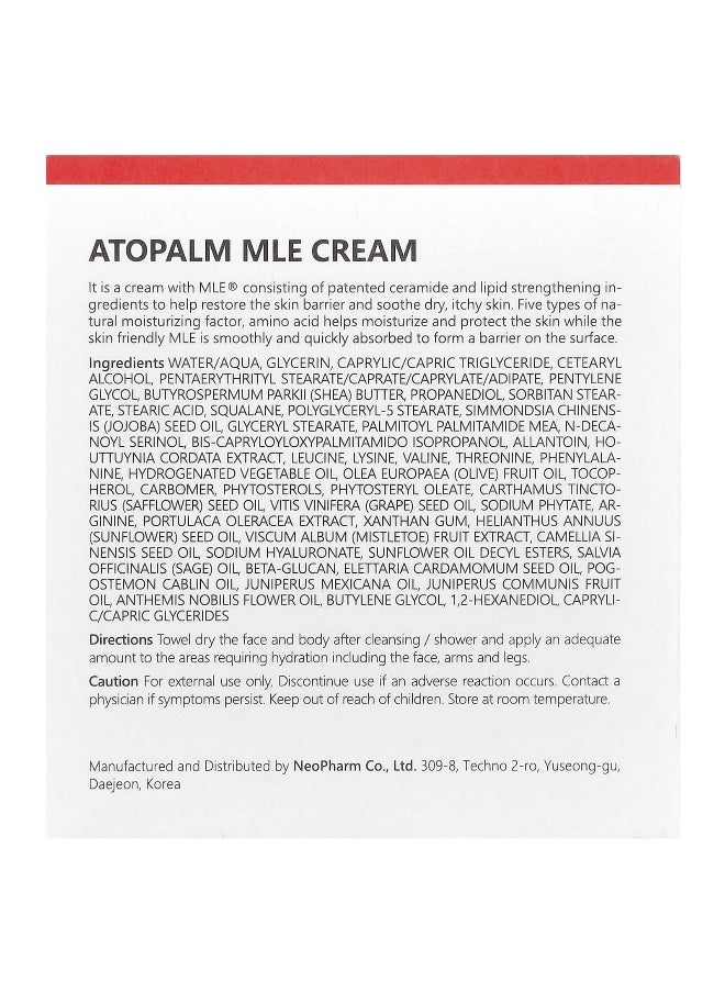 Atopalm Atopalm, MLE Skin Barrier Cream,  3.4 fl oz (100 ml)  - Image 3