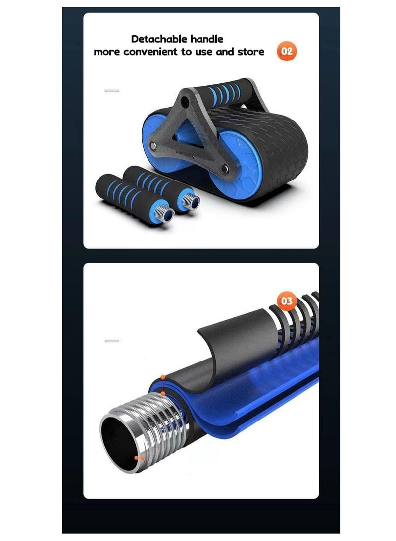 Spall Automatic Rebound Abdominal Wheel For Beginners Abdominal Muscles Abdominal Fitness Equipment Home Female Belly Reduction Male Tank Wheel - Image 5