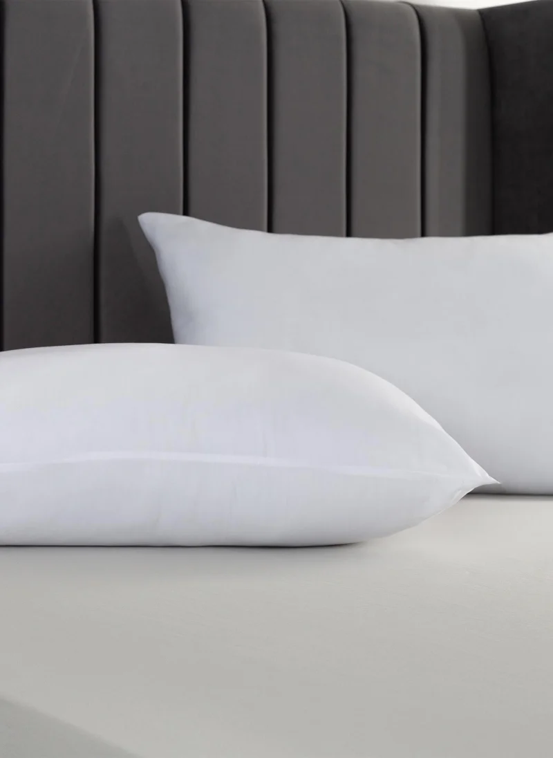 Matalan White Slumberdown Temperature Climate Control Pillow Pair White  | Best Price UAE