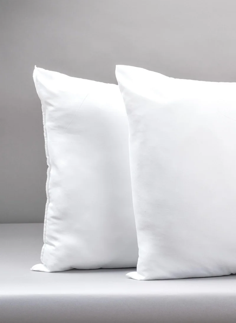 Matalan White Slumberdown Temperature Climate Control Pillow Pair White  | Best Price UAE