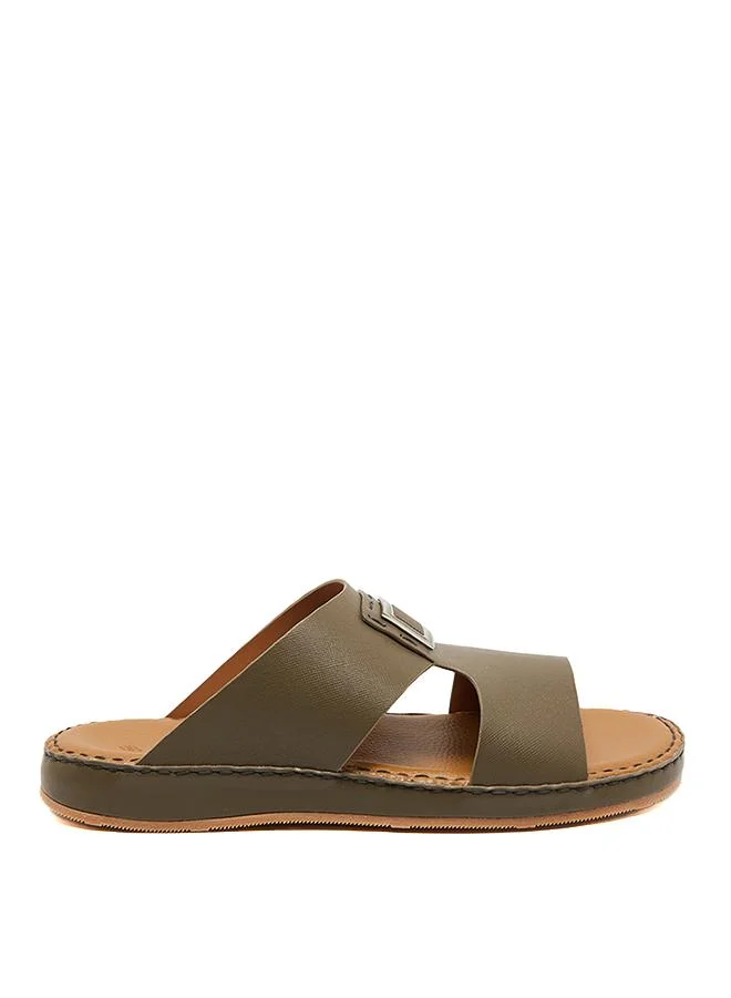 Call it Spring Jericho-Ga3000 Men Green Arabic Sandals