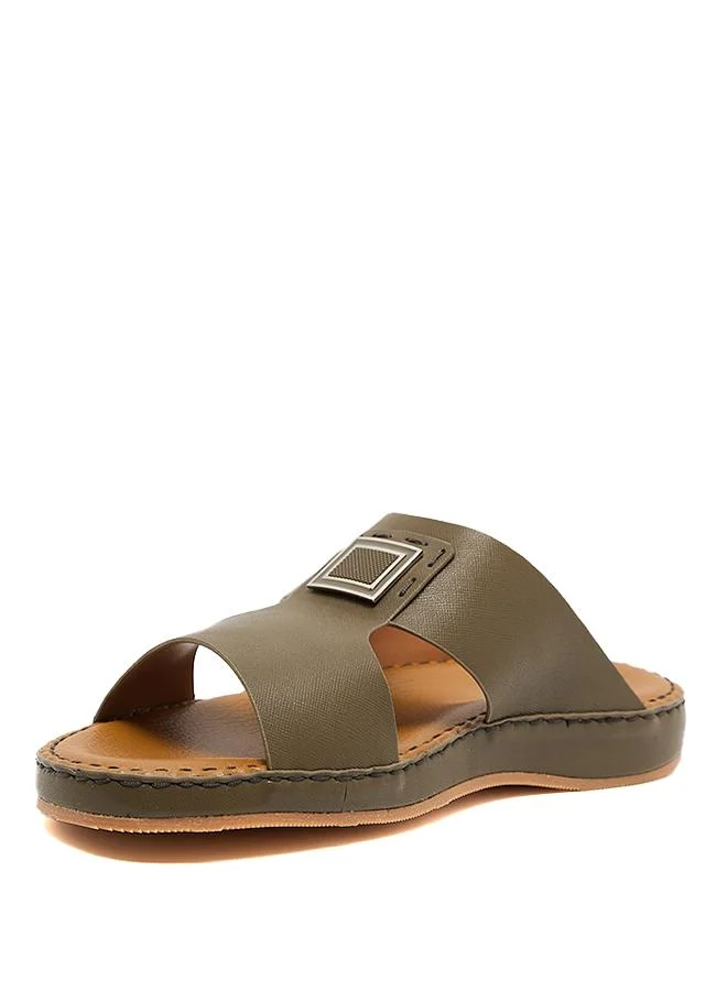 Call it Spring Jericho-Ga3000 Men Green Arabic Sandals