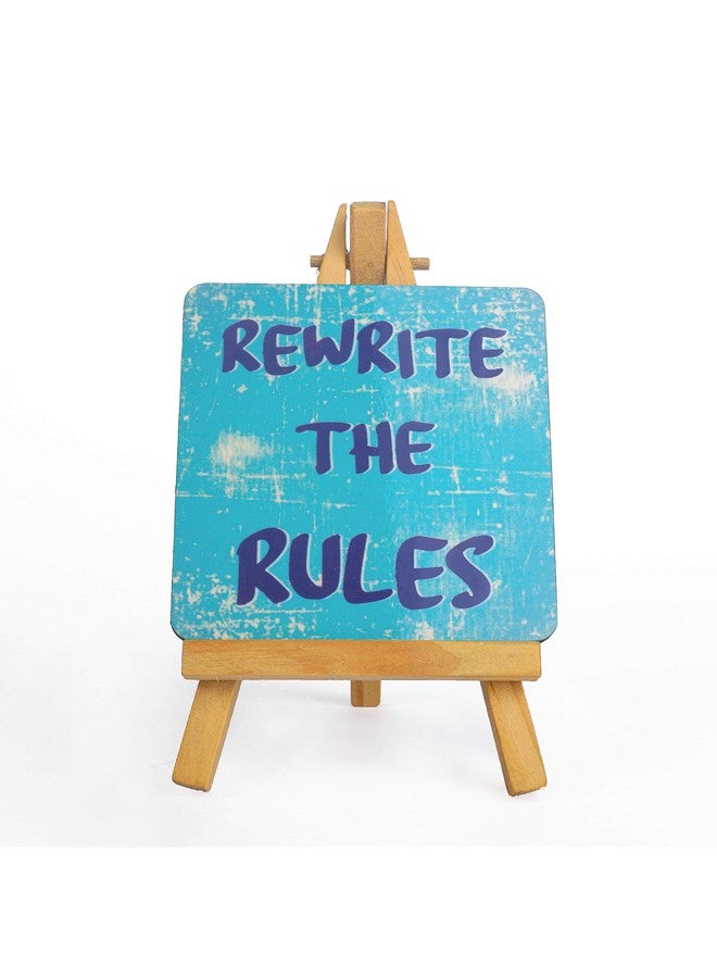 Inside Out Innovative Designs Rewrite The Rules Coaster with Easel Stand - Image 1