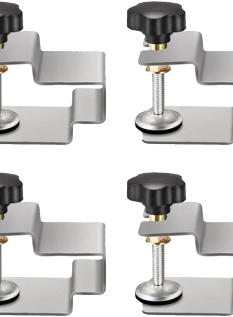 GGOOT C Clamp Cabinet Hardware Jig Drawer Fixing Clip for Install Door Drawer Flexible Woodworking Tools 4PCS Plus  - Image 1