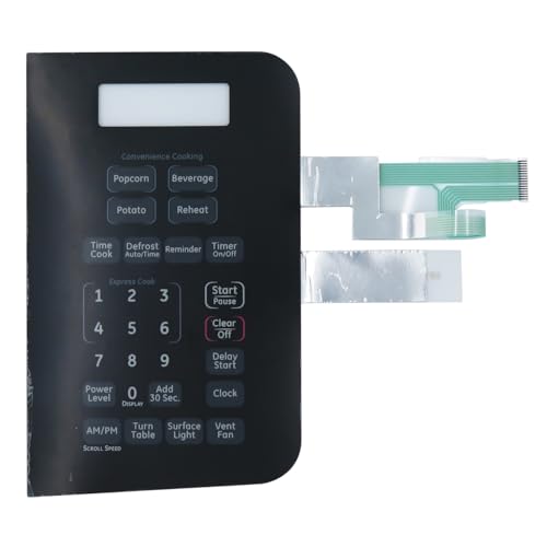 SHISHISHUN WB56X10822WB56X10826 Compatible with GE Microwaves Touch Control Panel Membrane Switch Touchpad - Image 1