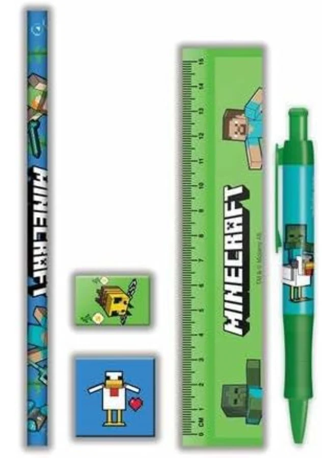 بيراميد Minecraft Printed Stationery Set School