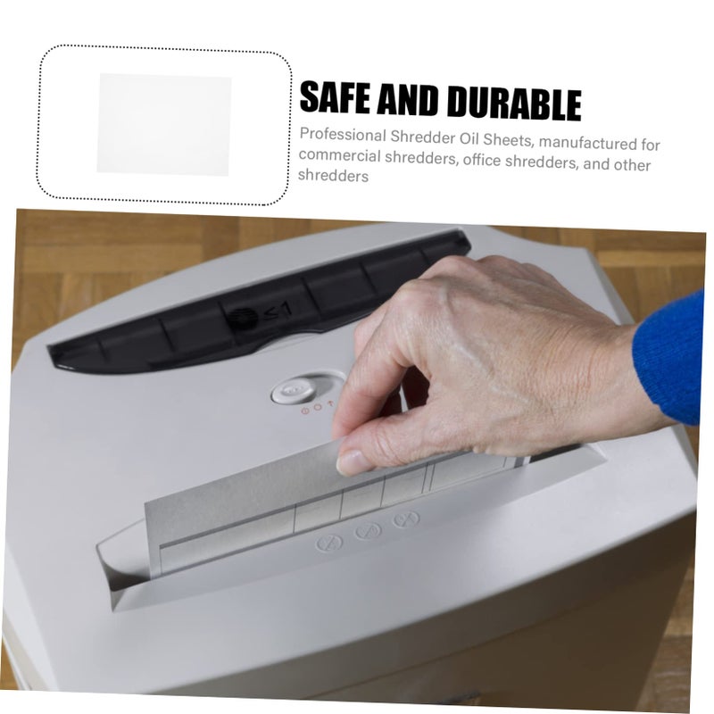 15 Sheets Shredder Lubricating Oil Paper for Gear Sharpening and Stress Relief - Image 4
