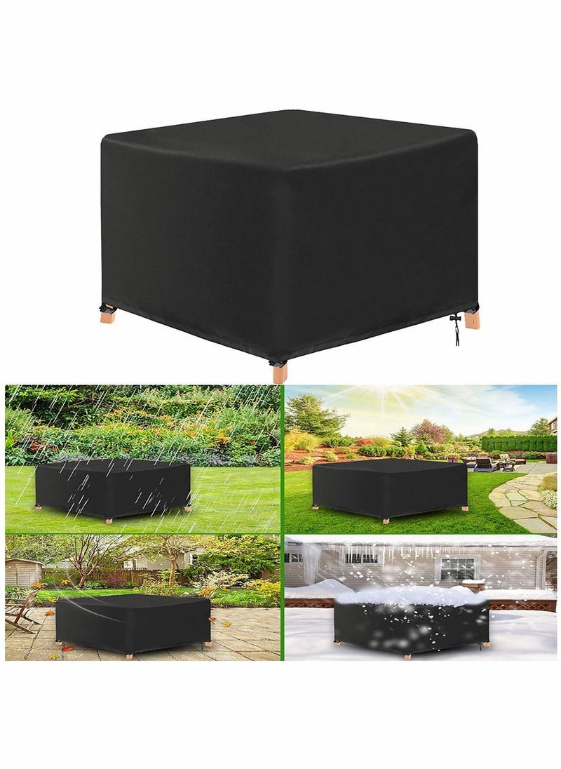 HomarKet Patio Furniture Set Cover Outdoor Sectional Sofa Set Covers Outdoor Table and Chair Set Covers Water Resistant Large 123x123x74CM  - Image 1