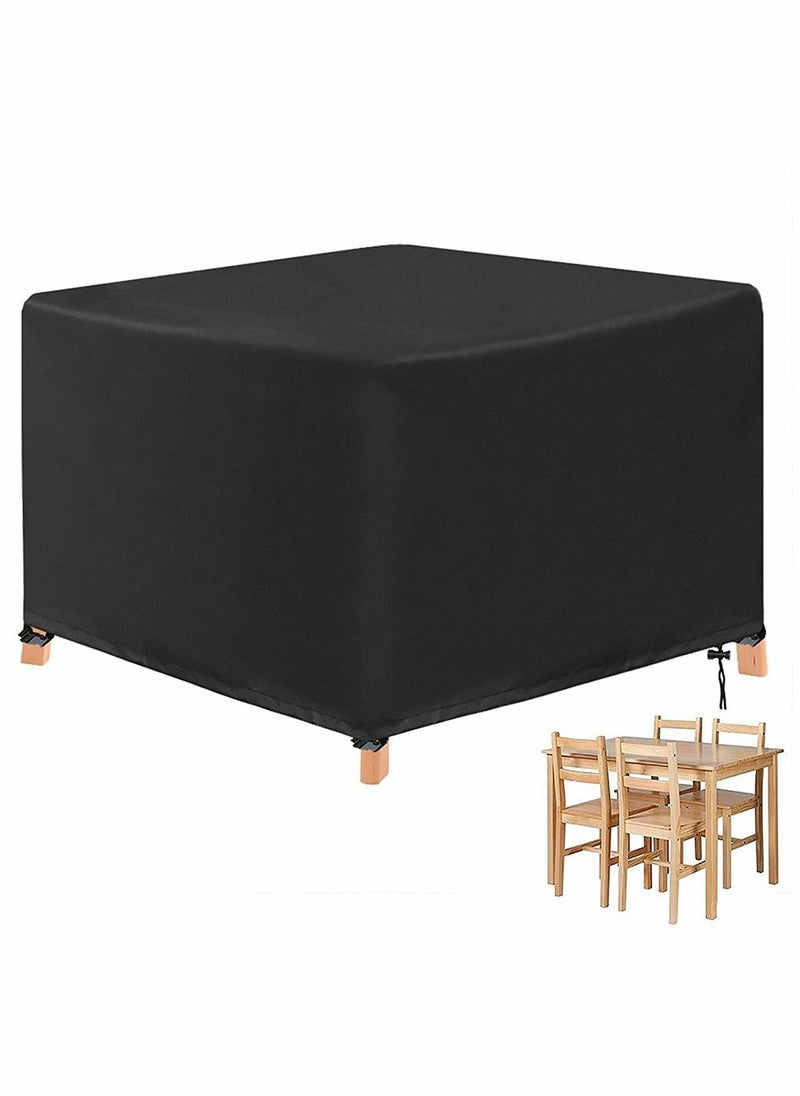 HomarKet Patio Furniture Set Cover Outdoor Sectional Sofa Set Covers Outdoor Table and Chair Set Covers Water Resistant Large 123x123x74CM  - Image 2