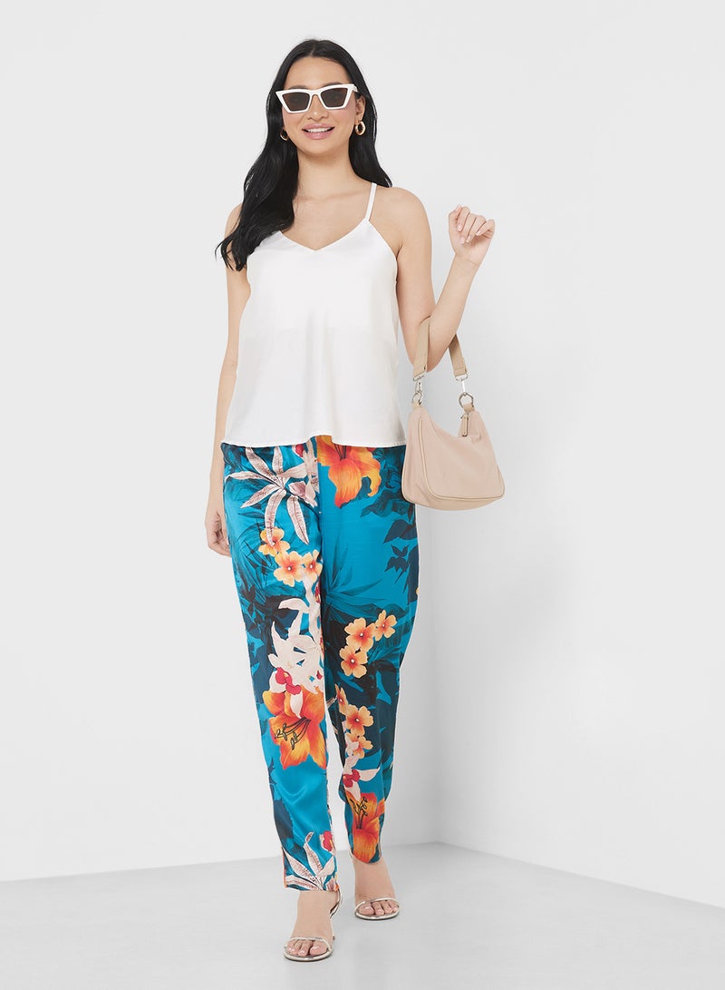 GUESS Floral Printed Pants - Image 1