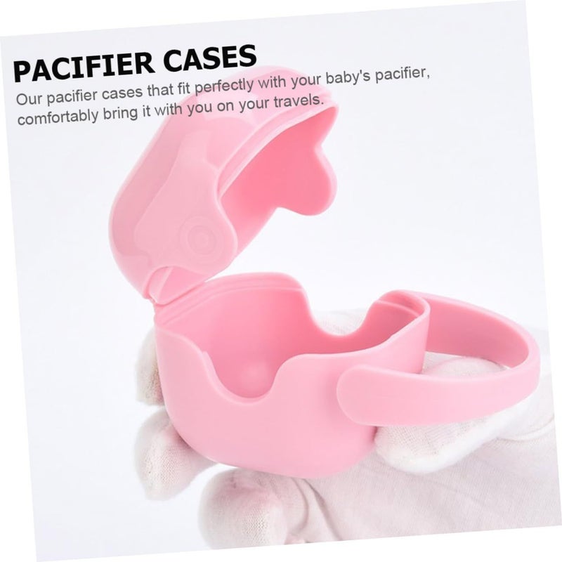 Baby Pacifier Case Portable Soother Storage Bag Protective Outdoor Pp Material - Image 4