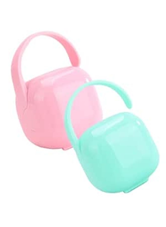 Baby Pacifier Case Portable Soother Storage Bag Protective Outdoor Pp Material - Image 1
