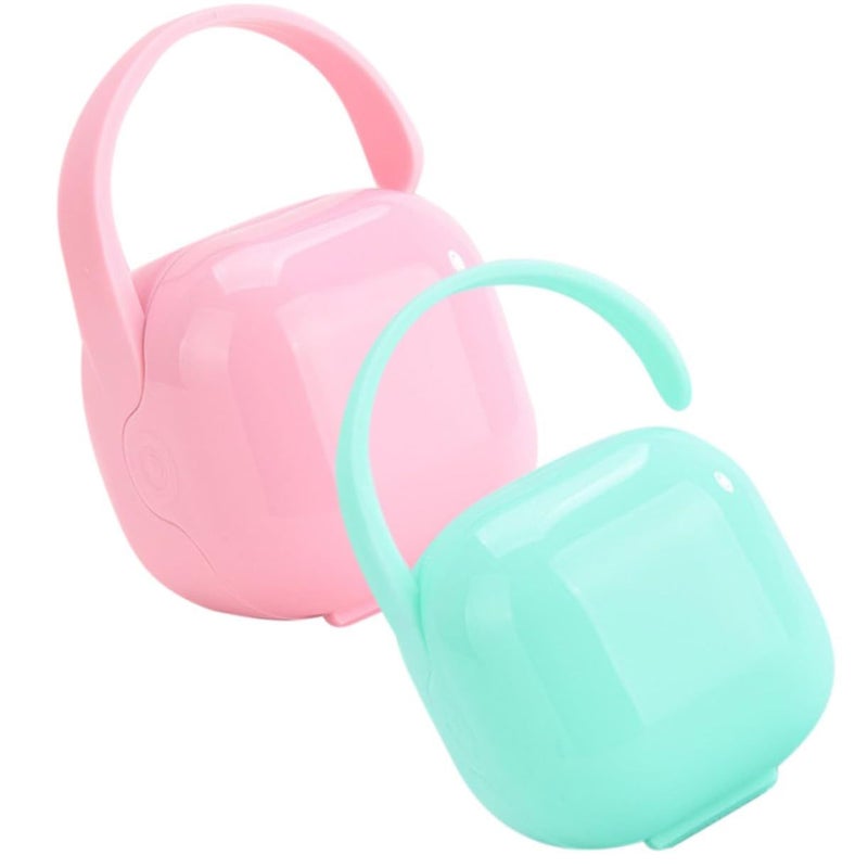 Baby Pacifier Case Portable Soother Storage Bag Protective Outdoor Pp Material - Image 2