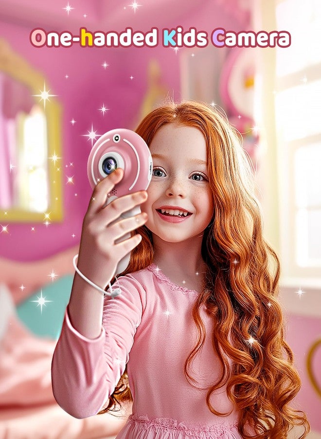 TEKFUN Kids Camera Toy for Girls - Birthday Gifts with Magic Wand Design - Digital Video Camera for Kids with 32GB SD Card - Easter Basket Essentials for Little Girl 2 3 4 5 6 Year Olds (Pink) - Image 2