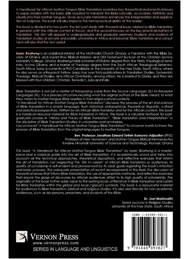 A Handbook for African Mother-Tongue Bible Translators  - Image 2