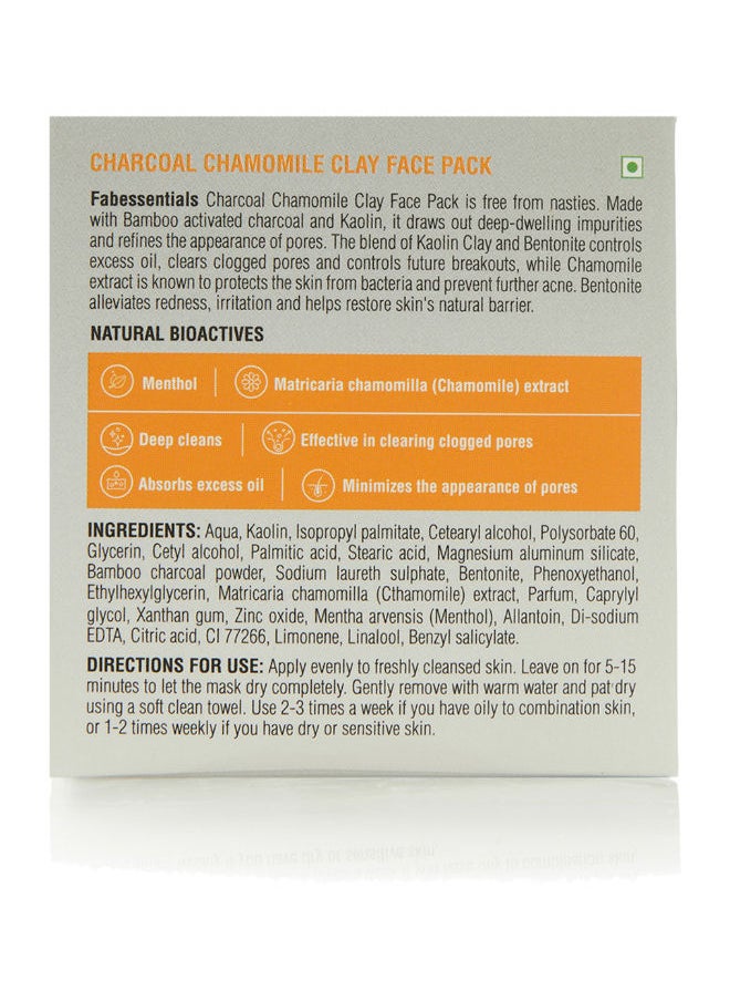 Fabessentials Face Pack Charcoal Chamomile