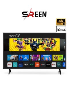 سرين 55 شاشة LED بدون إطار سمارت - 4K سمارت - نظام تشغيل ويب مع وحدة تحكم ماجيك - SRET-55S4KW1  - Image 1