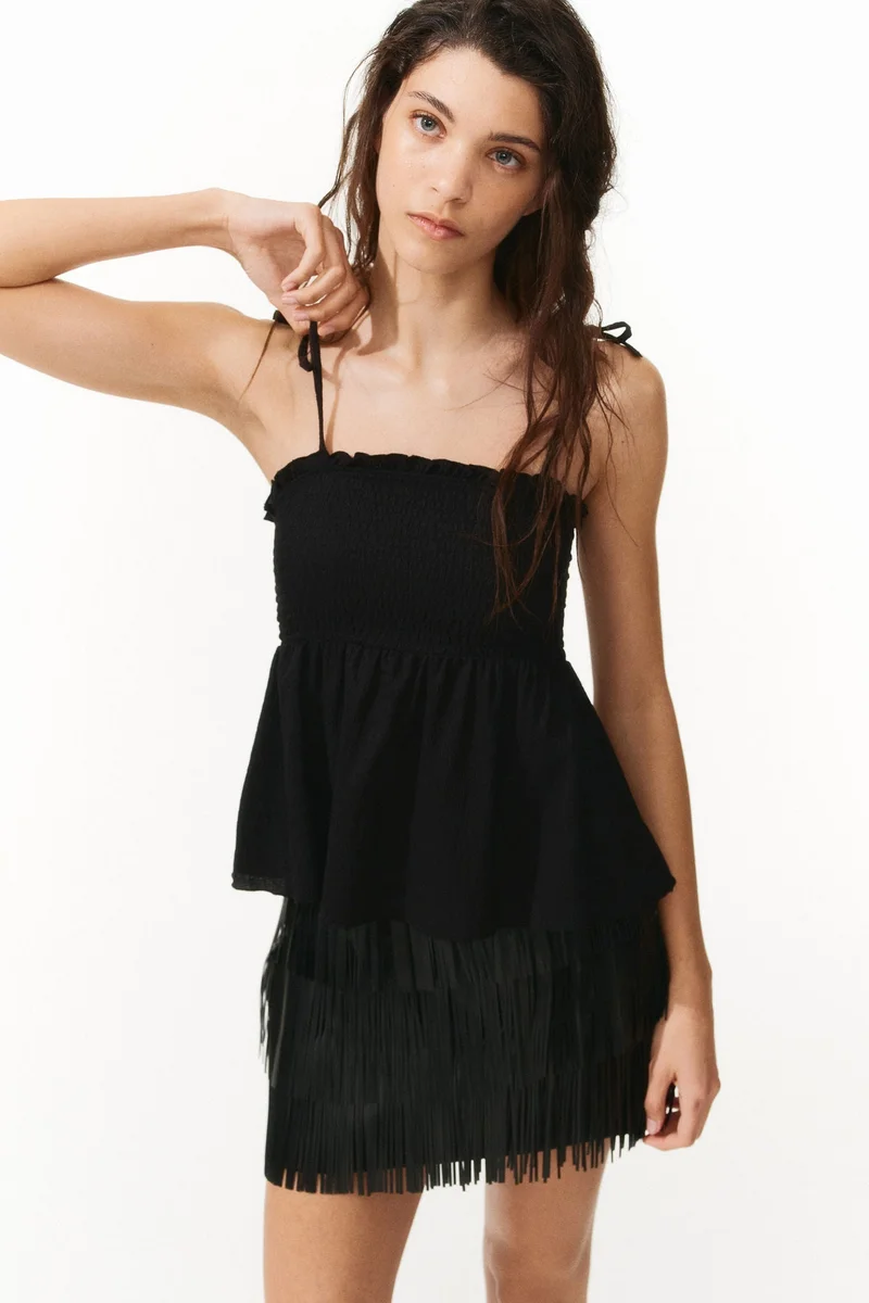 H&M Smocked strappy top