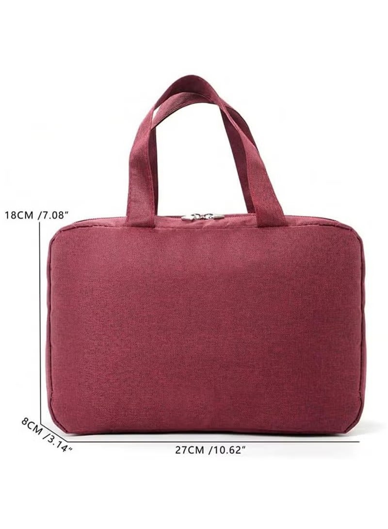 Arabest Toiletry Bag Travel Cosmetic Bag with Hanging Hook Unisex Water-resistant Organizer for Makeup, Shaving Supplies  - Image 5