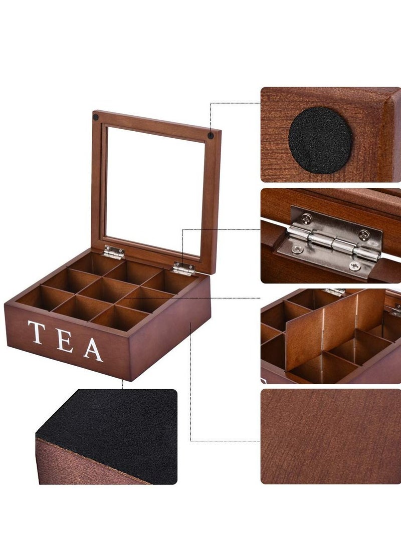 شو وو - صندوق تخزين الشاي الخشبي Teabag Storing - Image 1
