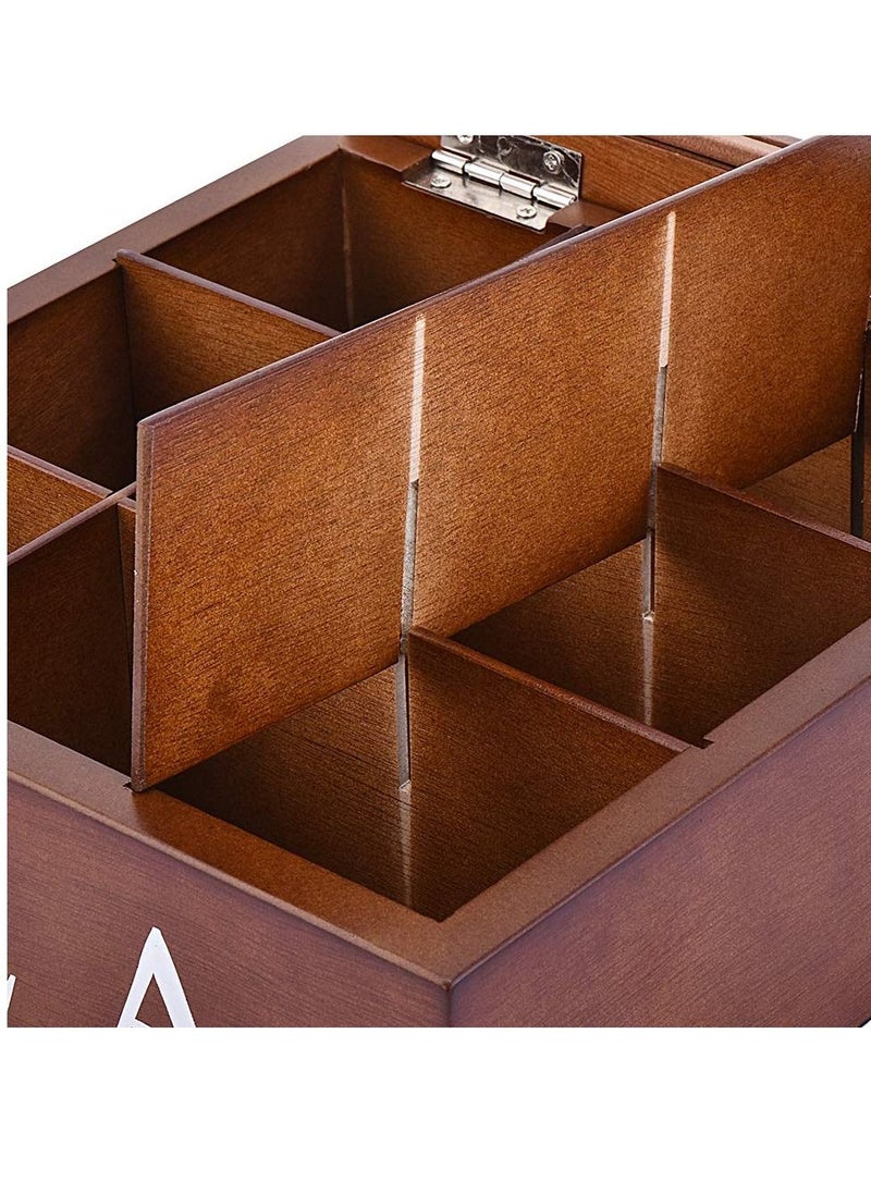 شو وو - صندوق تخزين الشاي الخشبي Teabag Storing - Image 1