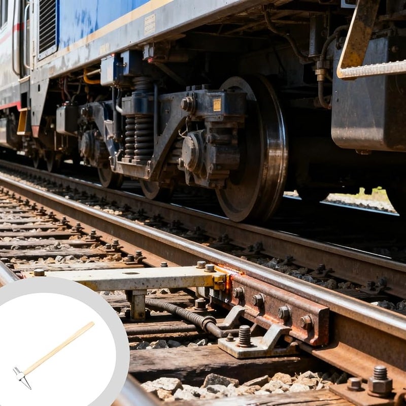 Railway Inspection Hammer 400g Metal Head 19 7 Inch Wooden Handle Pointed Tip - Image 5