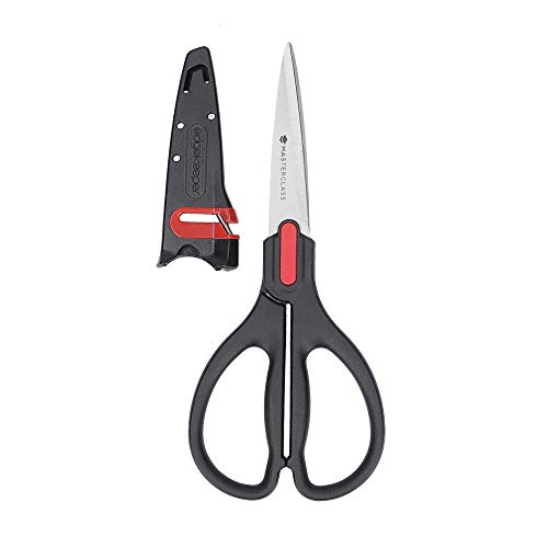Master Class MasterClass EdgeKeeper Kitchen Scissors with Sharpener Sheath, Stainless Steel, 22cm (8.5"), Clam Packed - Image 5