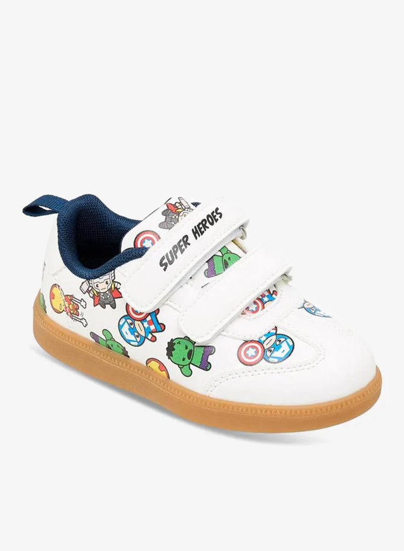 Marvel Boys Hook & Loop Ankle School Sneakers