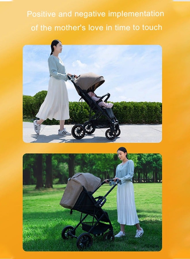 كيديليو عربة أطفال خفيفة الوزن مع مظلة مدمجة قابلة للطي ومتعددة الأوضاع مع حاجب شمس قابل للفتح والمزيد - عربة أطفال مظلة للسفر والمزيد، باللون الأسود - Image 3