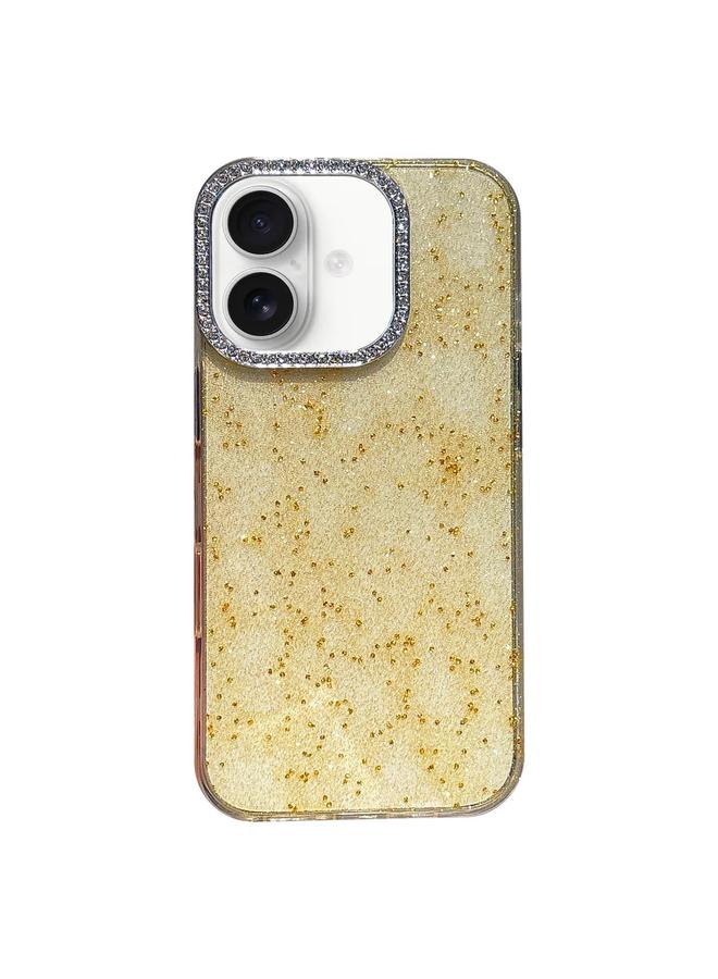 S-TOP Case For iPhone 16 Plus Diamond Frame Glitter PC Hybrid TPU Phone Case - Image 1