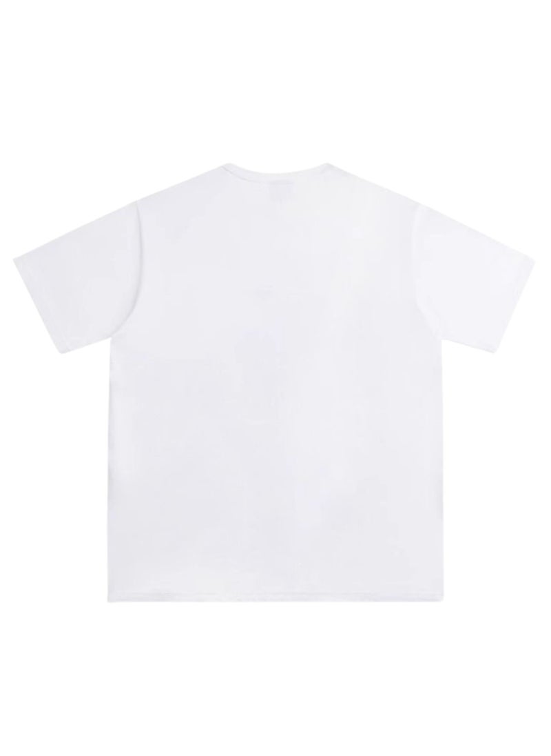 Thirty-One New Arrival 2024 White Fnibrand Time Printed Unisex Oversized T-shirt  - Image 2