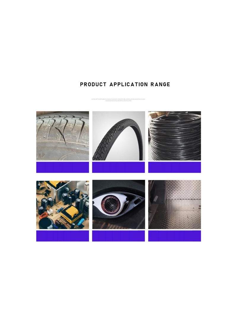 Waterproof u0026 High Temperature Resistant Tire Repair Glue,Rubber Cement Tire Repair,Tire Patch Glue,Tire Sidewall Repair,Black Rubber Glue,Shoe Glue for Rubber Soles,Tire Sealant (1PCS)  - Image 3