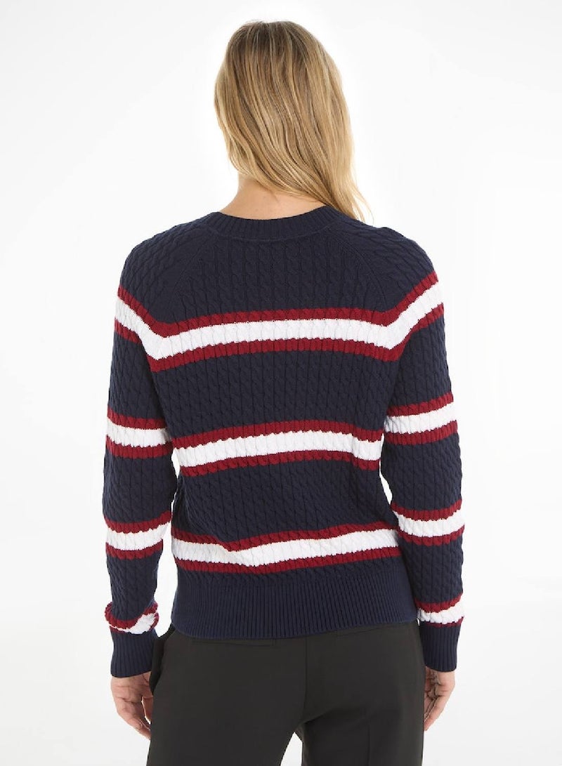 TOMMY HILFIGER Cable Knit Sweater - Image 3
