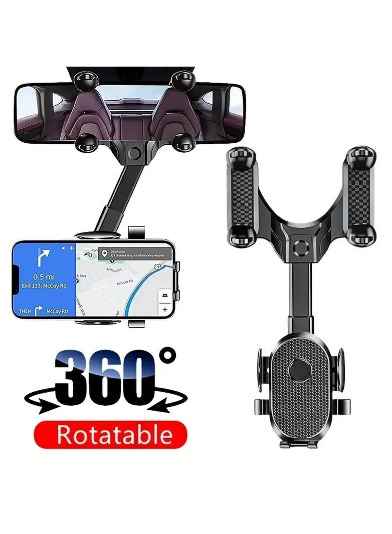 Upgrade Your Driving Experience with This Car Rearview Mirror Phone Holder! - Image 1