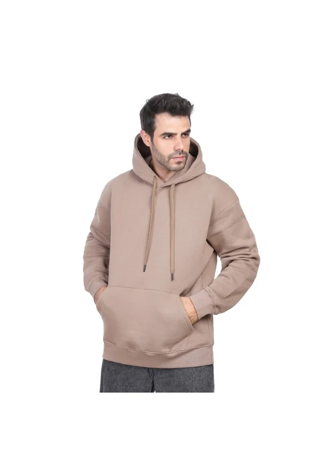Coup Coup Mens - Plain Hooded Sweatshirt With Long Sleeves