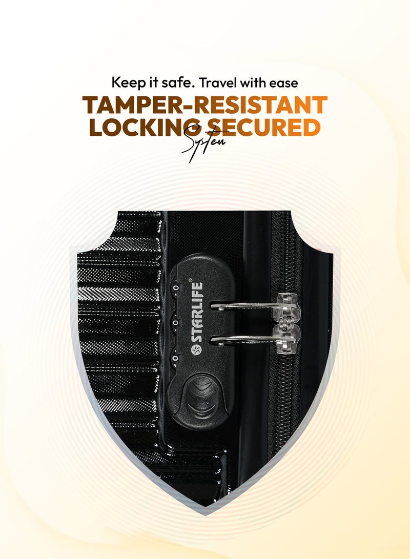 STARLIFE Suitcase Set of 4 PCS ABS Hardside Travel Luggage Bag - Image 4