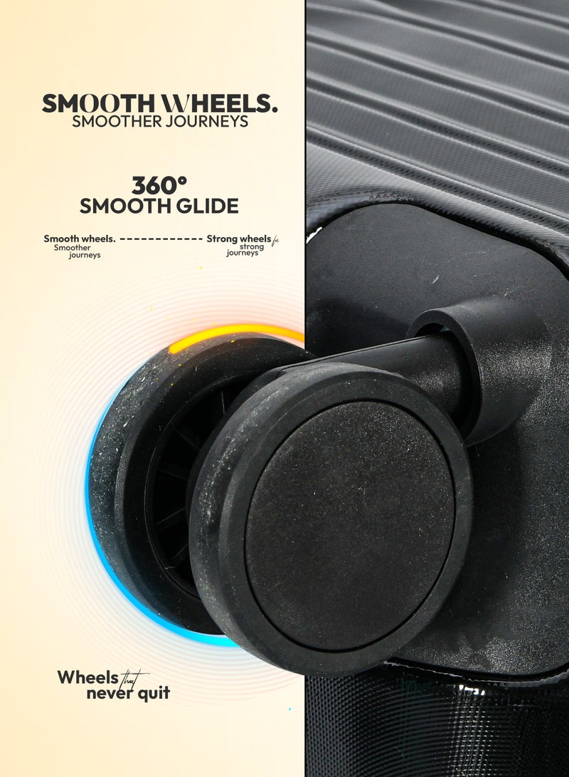 STARLIFE Suitcase Set of 4 PCS ABS Hardside Travel Luggage Bag - Image 5