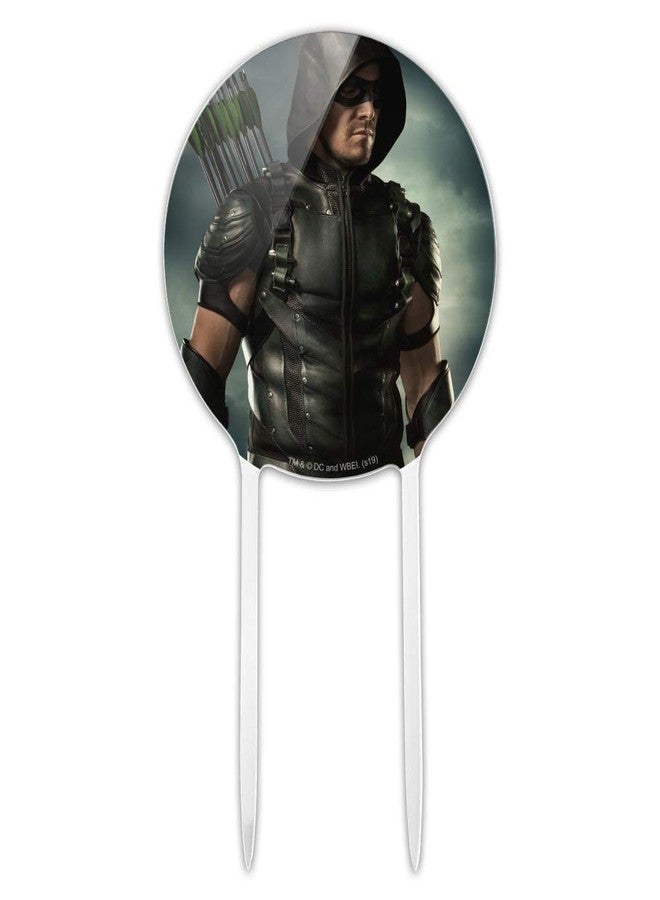 GRAPHICS & MORE Acrylic Arrow TV Series Character Art Cake Topper Party Decoration for Wedding Anniversary Birthday Graduation - Image 1