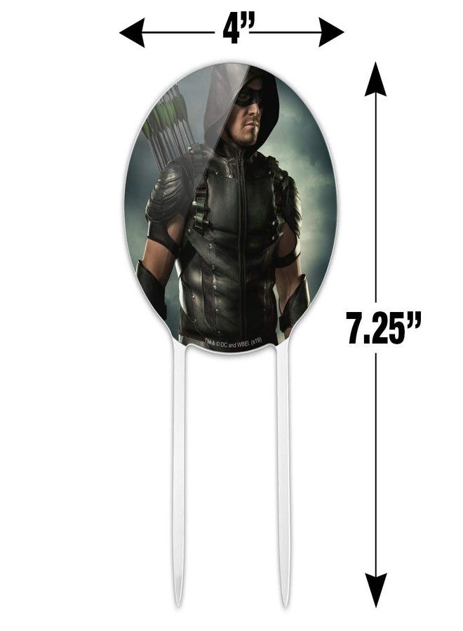 GRAPHICS & MORE Acrylic Arrow TV Series Character Art Cake Topper Party Decoration for Wedding Anniversary Birthday Graduation - Image 2