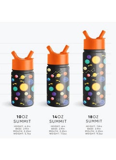 Simple Modern Simple Modern Marvel Avengers Water Bottle with Straw Lid | Insulated Stainless Steel Reusable Tumbler Gifts for Teenagers, Men | Summit Collection | 18oz, Avengers Heroes  - Image 4