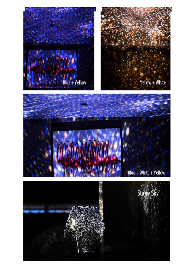 Romantic Projector Led Light Dreamlike Stars Projection Lamp Bedroom Home Decor - Image 3
