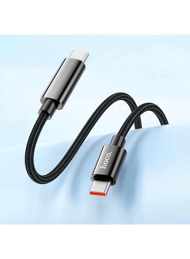 Hoco U125 100w Type C - C Digital display charging data cable, 1.2m - Image 4